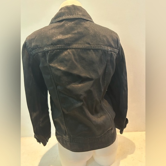 New with tags coated All Saints black jacket. Size 4 USA. So cool. - Picture 10 of 12